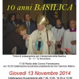 “Davanti al Signore un giorno è come mille anni e mille anni come un giorno solo (2 Pt 3, 8)”. Questi primi 10 anni sono davvero passati veloci, rendiamo grazie alla [&hellip;]